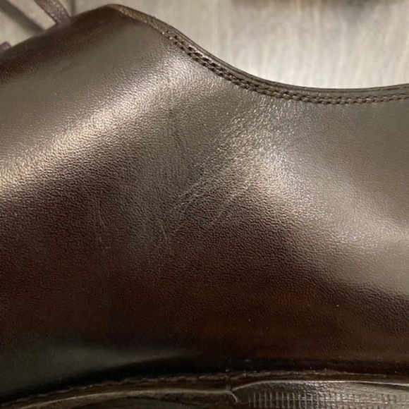 Tom Ford Elkan Evening Wholecut Brown Leather Oxford Shoes Size 11 - Picture 15 of 16